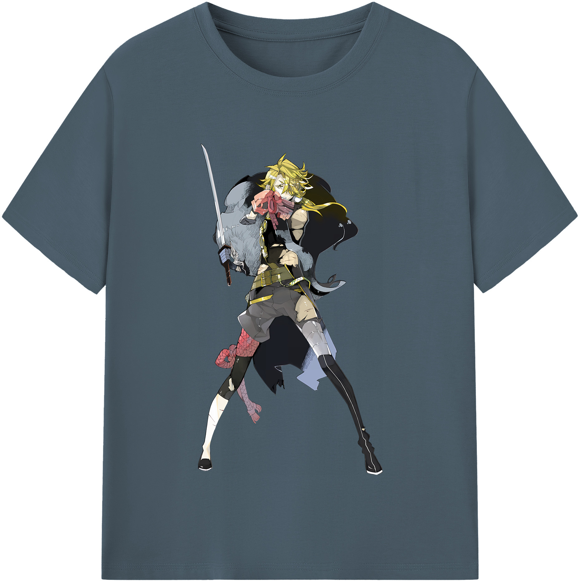 （画像用） 刀剣乱舞 Touken Ranbu 綿100％半袖Tシャツ（フロントプリント）